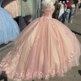 Ball Gown Sweet 16 Dress Princess Quinceanera Dresses Lace Appliques Sweet 15 Party Semi Formal Prom Ball Gowns